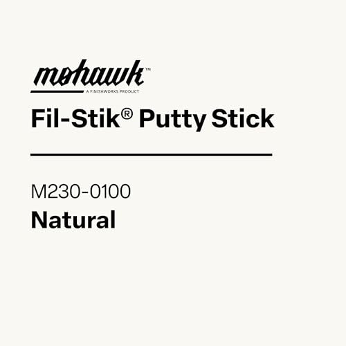 Mohawk Fil-Stik, Wax Putty Stick for Wood Repair, Natural, M230-0100, 1 Count