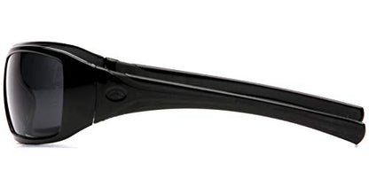 Pyramex Goliath Safety Eyewear Black Frame Clear Anti Fog Lens - color: Black Frame/Gray Lens