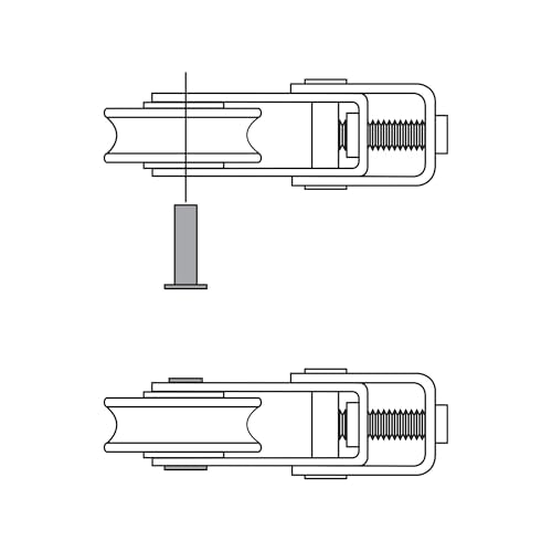 Prime-Line D 1799 1-1/2 In. Patio Door Roller Replacement Kit (2 Pack) - size: 1-1/2 in.