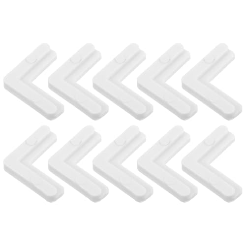 10PCS Plastic Corner Bracket,L Bracket Joint Window Screen Frame Corners for Braces Screen Door Fixed Angle Window Tool