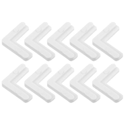 10PCS Plastic Corner Bracket,L Bracket Joint Window Screen Frame Corners for Braces Screen Door Fixed Angle Window Tool