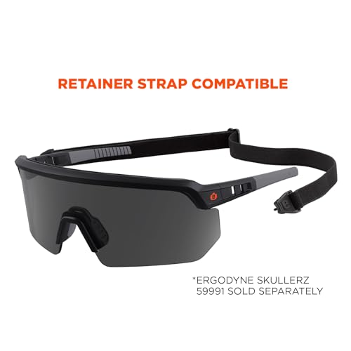 Ergodyne Skullerz Aegir Safety Glasses, ANSI Z87.1+ - color: Smoke Lens