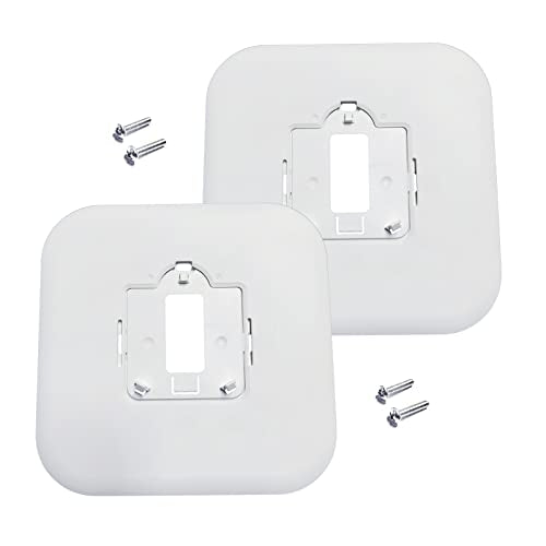 THP2400A1080 Large Cover Plate & Electrical Box Adaptor for T-Series Thermostats, White (1)