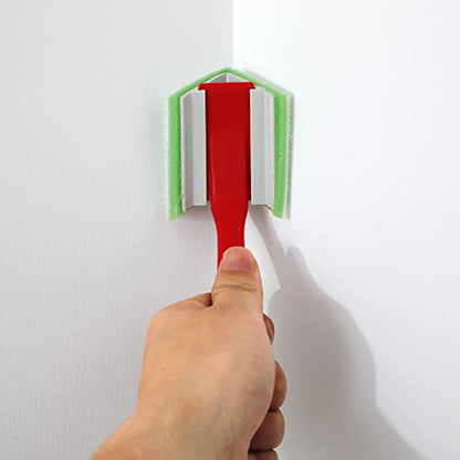 Corner Walls & Ceilings Pad Painter,7-Inch Paint Pad Applicator,Decking Pad for Wall Painting, Wooden Decks,Shed & Fence,Trim and Touch-Up Pad Painter with Extension Pole and Paint Tray - size: Trim Paint Edger