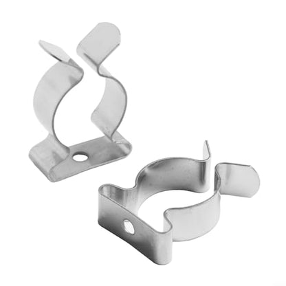 10 Pack Heavy Duty Manganese Steel Spring Terry Clips Wall Mount Tool Holders for Garage, Shed, and Workshop Organization, Fits 0.24 to 2 Inch Handles(16mm) - size: 16mm
