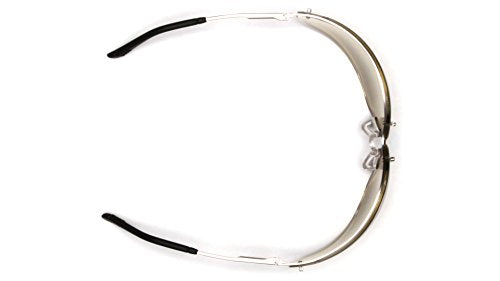 Pyramex Venture II Safety Eyewear, Indoor/Outdoor Mirror Anti-Fog Lens - color: Clear Lens/ Gun Metal Frame