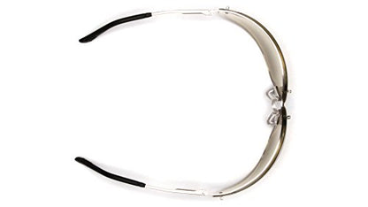Pyramex Venture II Safety Eyewear, Indoor/Outdoor Mirror Anti-Fog Lens - color: Clear Lens/ Gun Metal Frame