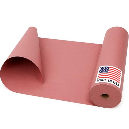 Floor Protection Paper 18" x 1992" (166’) Red Rosin Paper Roll - Made in USA Thick Heavy-Duty 7 mil Masking Paper for Surface Protection from Paint, Dust, Foot Traffic - Paint Floor Covering - style: 249 sq ft (18" x 166' Roll)