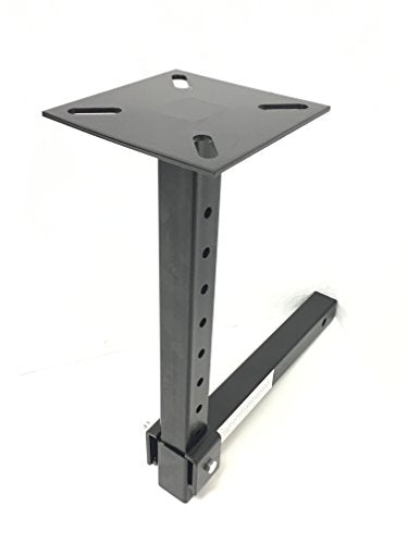 MaxxHaul Hitch Mount Vise Plate Holder Heavy‑Duty 2 Inch Receiver Workbench Mount Portable Vise and Tool Platform for Trucks SUVs and RVs Alloy Steel Construction (80356)