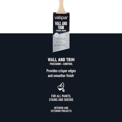 Valspar® Wall and Trim Precision and Control Short Angle Brush, 2 in.
