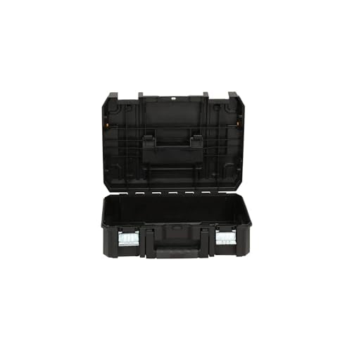 DEWALT TSTAK II Tool Box, Flat Top Tool Storage Case, Organizer Box Holds Up To 66 lbs, Flexible Platforms for Stacking, 13 Inch (DWST17807) (Pack of 4) - size: 1 Count (Pack of 4)