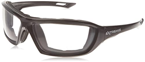 Radians XT1-11 Extremis Full Black Frame Safety Glasses with Clear Anti-Fog Lens - color: Clear Anti-fog, size: 1 Unit