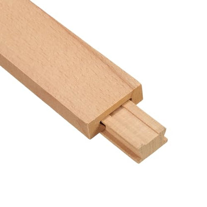 uxcell 1 Set Wooden Drawer Slides, Classic Wood Center Guide Track, Wood Drawer Glides Bottom Rails Replacement Kit, 20" (50 CM) - size: 20 Inch