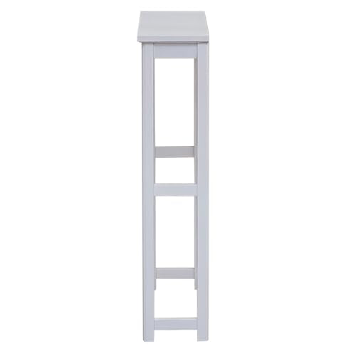Dorset Over-the-Toilet Storage Shelf – 27" W x 37" H Space Saver Rack with Single Open Shelf for Towels & Toiletries – Minimalist Modern Design & Easy Assembly Bathroom Organizer by Alaterre Furniture - size: Toilet Shelf