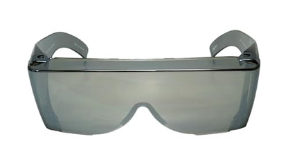 Calabria 3000 Fitover Safety Glasses with Uni-Lens – [Blue/Green/Silver Mirror - 3 Pack] Wrap Around Eye Protection | Anti-Fog Scratch Resistant | Protective Eyewear - color: Blue/Green/Silver Mirror 3-pack