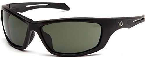 Venture Gear Howitzer Safety Glasses - color: Forest Gray Anti-fog Lens/ Black Frame