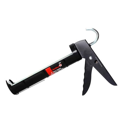 Red Devil 3936 9" Half Barrel Drip Free 9" Caulk Gun, 9", Black