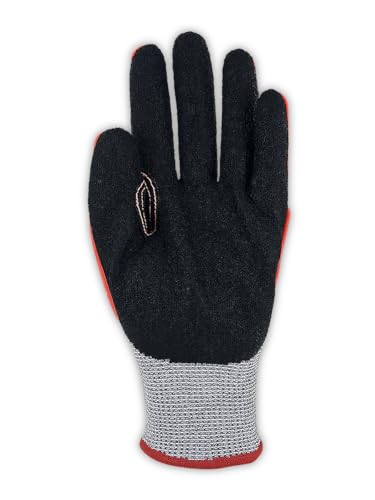MAGID T-REX Flex Series Lightweight Crinkle Latex Impact Glove - size: 7/Small, style: 36 Pairs