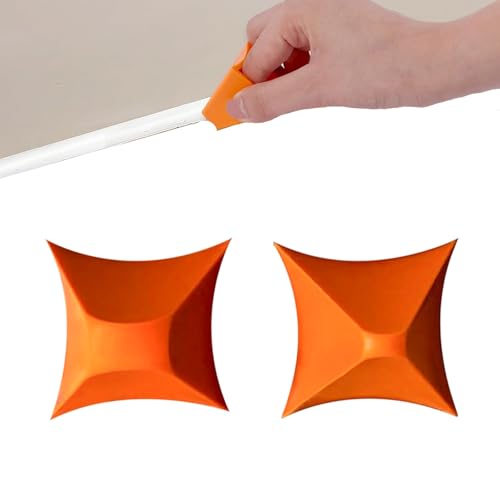 Silicone Caulking Tool Set,Caulking Tools,Reusable Caulk Finishing Tool,Silicone Applicator for Kitchen,Bathroom,Floor and Wall(2 PCS)