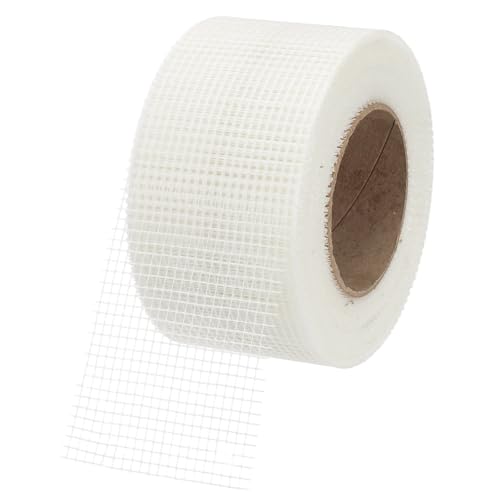 PATIKIL Drywall Repair Mesh Tape, 3 inch x 164 ft Fiberglass Repair Patch Self-Adhesive Dry Wall Joint Tape 7 Mesh Wall Hole Crack and Seam Patch, White - size: 3 Inch X 164 Feet