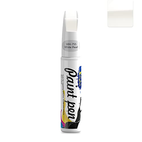 Touch Up Paint for Cars Paint Scratch Repair, Waterproof Auto Scratch Remover Pen (White Pearl) - color: White Pearl