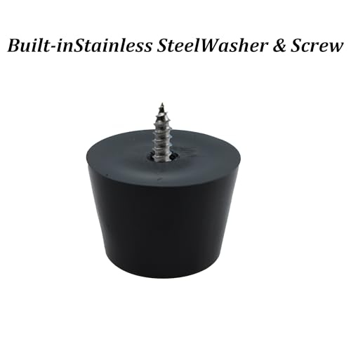 Rubber Cone-Shaped Machine Foot Shock-Absorbing pad, Instrument Chassis pad,Table and Chair Anti Slip Foot pad - size: 35*28*25