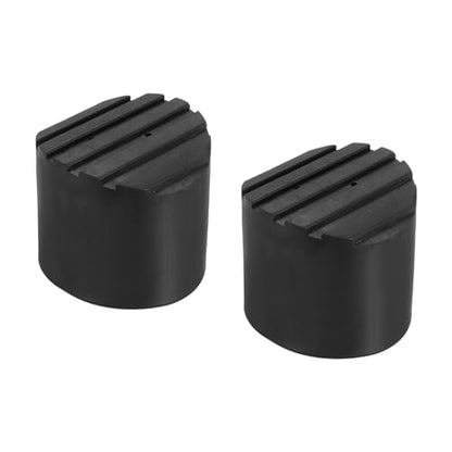 PATIKIL Ladder Non Slip Feet 1.9"/48mm, 2Pcs Rubber Round Foot Protective Mat Cushion Replacement for Telescopic Folding Extension Ladder Protection, Black - color: 48mm