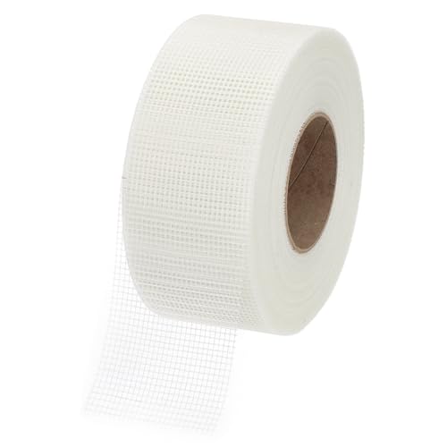 PATIKIL Drywall Repair Mesh Tape, 3 inch x 328 ft Fiberglass Repair Patch Self-Adhesive Dry Wall Joint Tape 9 Mesh Wall Hole Crack and Seam Patch, White - size: 3 inch x 328 Feet
