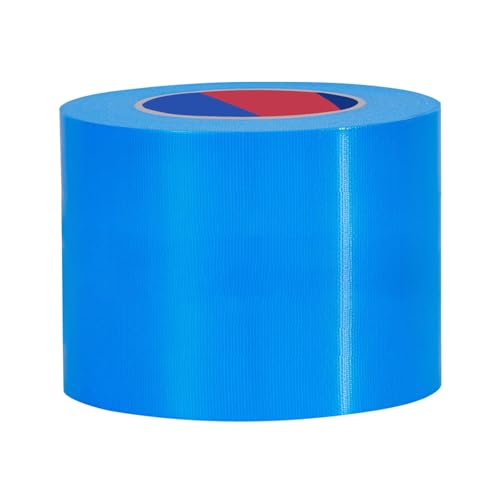 Blue Heavy Duty Duct Tape, 4 Inch x 55 Yards, Industrial Grade Waterproof & UV Resistant, Strong Adhesive for Indoor Outdoor Repairs, Crafts, Home Improvement, Moving Packing and DIY Projects - color: Blue, size: 4Inch x 55 Yards
