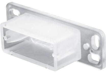 Prime-Line R 7145 Nylon Drawer Track Backplate (2 Pack) - color: White