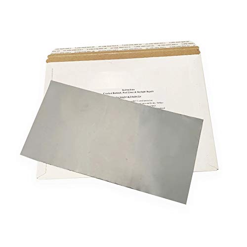 A.A Stick N Repair Cracked Bathtub, Pool Liner, Roof, Skylight, Vinyl Skirting, Siding Repair Kit (Gray) - color: Gray