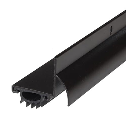 M-D Building Products 06056 36 in. Bronze Aluminum L-Shape Screw-on Under Door Seal - color: Brown