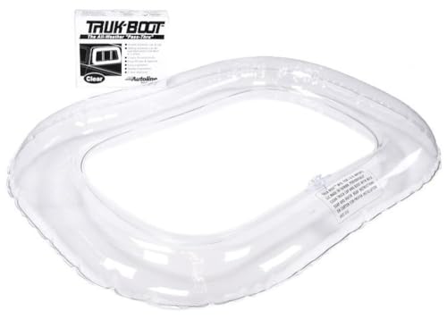Trailfx Window Seal Inflatable Truck Cab to Camper 24 x 16 Inch Clear PVC Fills Gaps Up to 3 Inches All-Weather Pass-Through Camper Rear Window Seal Includes Repair Kit