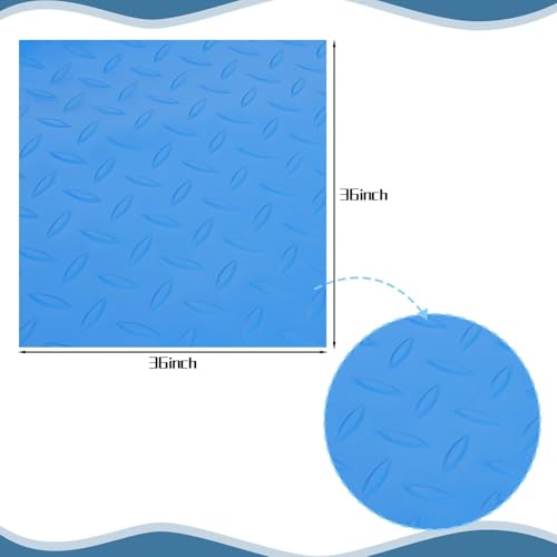 36x36in Swimming Pool Ladder Mat Protective Swimming Pool Step Pad for Above Ground Swimming Pool Ladder Pad Vinyl Non-Slip Pool Liner - size: 36x36 inches