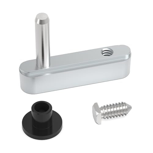 Shower Door Pivot Block with 3/4" Pin for Framed Swing Shower Doors, Shower Door Hinge Pin Kit Fits Framed Swing Door Replacement Pivot Bracket, Glass Door Replacement Parts