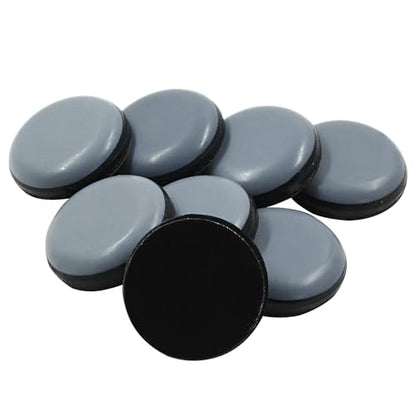 Bivethoi 20 Pcs Furniture Glide Round,Self-Adhesive Sliders Pads Magic Sliders Floor Protectors Sofa Glides for Wood, Ceramic Tile Floor(25mm) - size: 1", Round