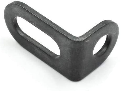Biaungdo 18x18x30mm/0.7"x0.7"x1.2" Adjustable Right Angle Brackets L-shape Corner Brace Support Black- (15 Pcs)