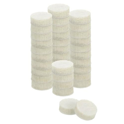 uxcell Furniture Pads, 36Pcs 0.6" - Round Self Adhesive Felt Furniture Pads, Floor Protectors for Furniture Feet Chairs Legs Hardwood Floors (Beige) - size: 0.6"