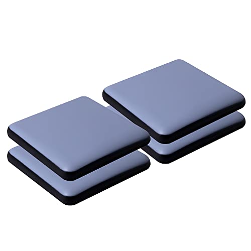 Furniture Sliders for Carpet and Hardwood Floors Adhesive PTFE (Teflon) Furniture Glides Sliders,Self-Stick Chair Sliders Pads (4, square50mm/ 1.97 inch) - size: square50mm