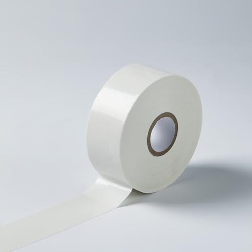 1.97" x 164‘ Seam Tape - Duct Tape Edge Tape Heavy Duty Multi-Purpose, Hand-Tearable, No Residue, White, 1 Roll - color: White, size: 1.97" x 164' 1Roll