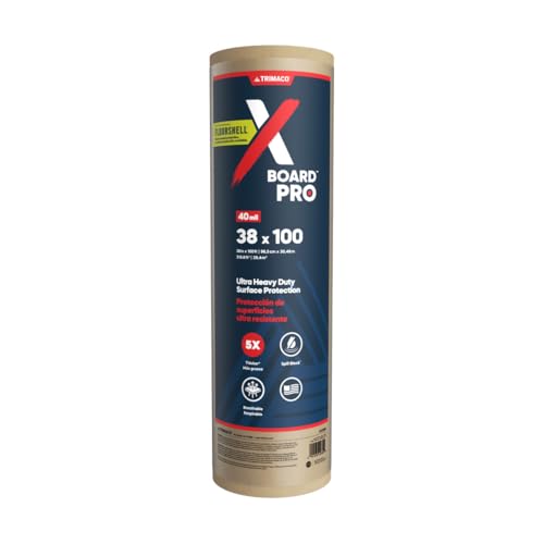 Trimaco X-Board Pro Heavy Duty Temporary Surface Protection, 1 roll, 38-inch x 100-feet