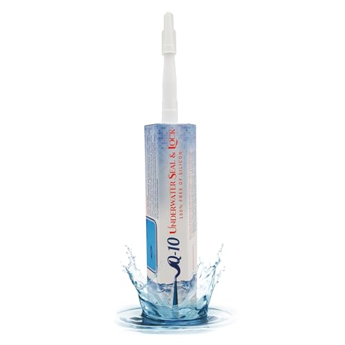 Nano Q10 Underwater Seal & Lock - Leak and Crack Repair Without Emptying The Pool, Reservoir, or Tank. Eco-Friendly Under Water Adhesive, Stays Flexible, Waterproof, and Chlorine Resistant (10.5 Oz) - style: 10.5 oz