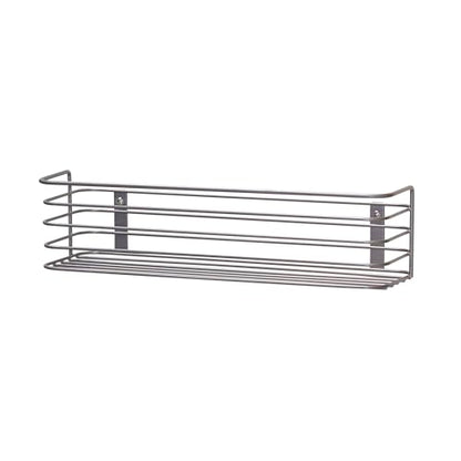 Household Essentials 1226-1 Long Basket Door Mount Cabinet Organizer | Mounts to Solid Cabinet Doors or Walls - size: 3.5 X 13.39 X 3.94 Inches