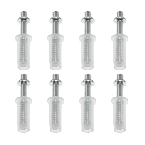 8PCS Bifold Door Closet Door Hardware Repair Parts Metal Top Pivot Bifold Door Kit for Bifold Closet Doors Sliding Doors Cabinet Doors Balcony Doors Storage Room Doors White