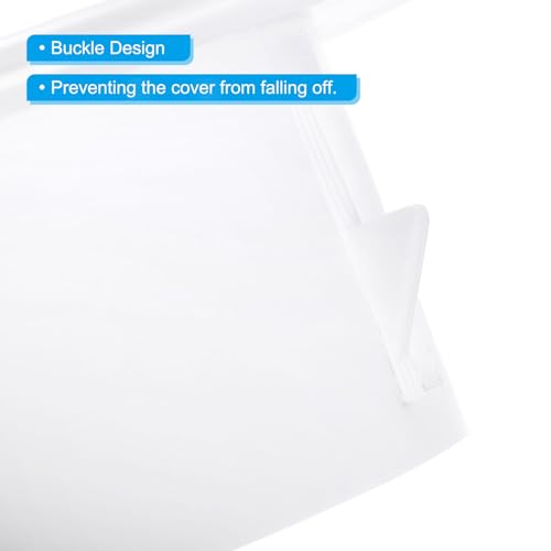 PATIKIL Air Conditioning Wall Hole Cover, 2Pcs Air Conditioner Blocking Hole Plug Decoration Water Pipe Sealing Plate Cover for 4" - 4.3" Diameter Hole, White - size: 4" - 4.3"