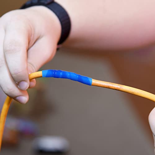 Romeda 1 Inch x 10 FT Self-Fusing Silicone, Thickness 0.5mm Hose Repair Tape, Heavy Duty and Leak Proof Rubber Hose Tape, Pipe for Water - Blue - color: Blue, size: 0.5mm (Thickness)