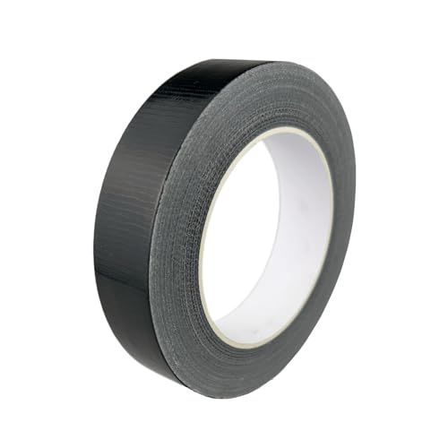 Multi-Purpose Duct Tape 1 Inch x 33 Yards, Heavy Duty, Waterproof, Great for Repairs, Packaging, Arts Crafts and DIY Projects (Black) - color: Black