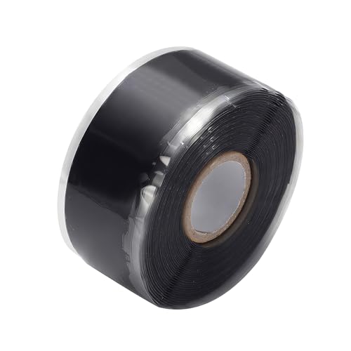 Waterproof Transparent Silicone Repair Tape,Self-Fusing Sealant for Leaky & Damaged Pipes, Easy to Apply with Black Adhesive (0.98 * 118.11 inches) - color: 0.98*118.11 inches