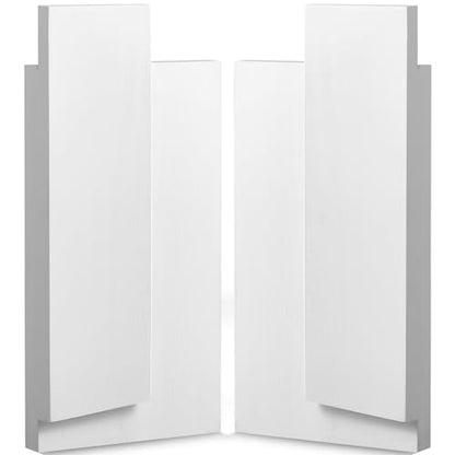 CroBlissful Pine Wood Door Frame Rot Repair Kit, 4-9/16" W X 12" L All-in-One Exterior Door Jamb Reinforcement Kit for Inward-Opening Doors & Window Sills, Durable Wetproof Paint, DIY Friendly - size: 4-9/16" W X 12" L