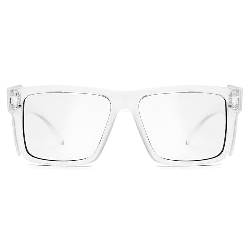UV400 Bluelight Transition Photochromic Safety Glases Anti Scratch and Impact Resistant,Meets ANSI Z87.1 Standard - color: Glossy Clear